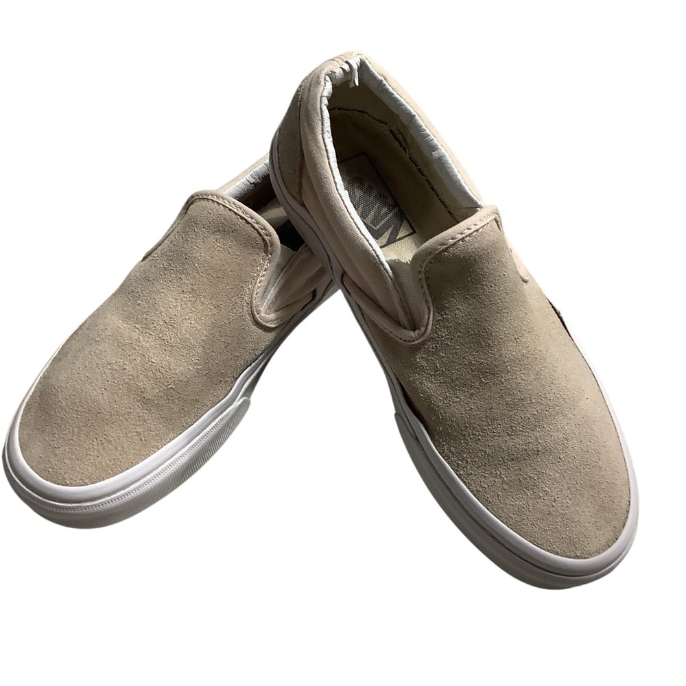 Vans Women's Surfer, Skater, Rad Chick Cream Slip-On Sneakers Size 6.5